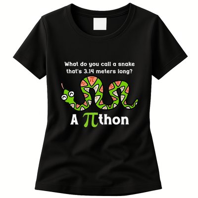 Funny Pi Day 3.14 Pithon Python Math Teachers Students Joke .Png Womens T-Shirt