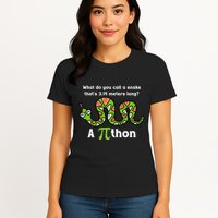 Funny Pi Day 3.14 Pithon Python Math Teachers Students Joke .Png Womens T-Shirt