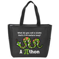 Funny Pi Day 3.14 Pithon Python Math Teachers Students Joke .Png Zip Tote Bag