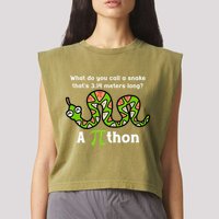 Funny Pi Day 3.14 Pithon Python Math Teachers Students Joke .Png Garment-Dyed Women's Muscle Tee
