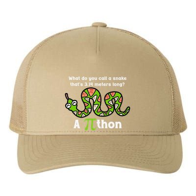 Funny Pi Day 3.14 Pithon Python Math Teachers Students Joke .Png Yupoong Adult 5-Panel Trucker Hat