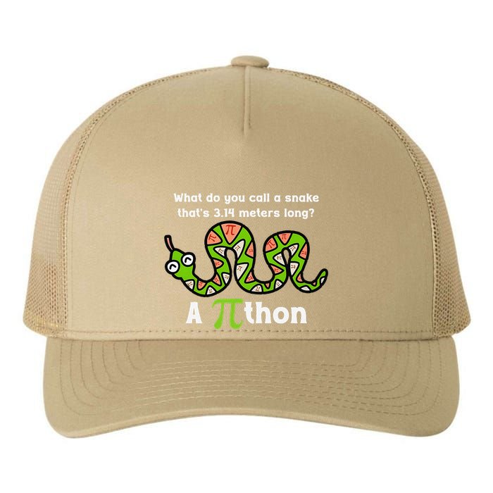 Funny Pi Day 3.14 Pithon Python Math Teachers Students Joke .Png Yupoong Adult 5-Panel Trucker Hat
