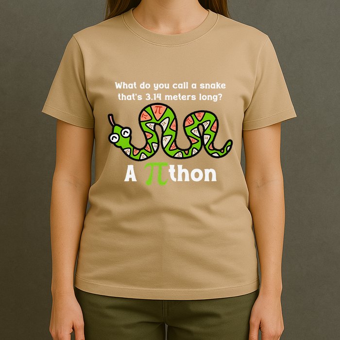 Funny Pi Day 3.14 Pithon Python Math Teachers Students Joke .Png T-Shirt