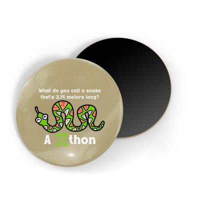 Funny Pi Day 3.14 Pithon Python Math Teachers Students Joke .Png Magnet