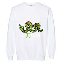 Funny Pi Day 3.14 Pithon Python Math Teachers Students Joke .Png Garment-Dyed Sweatshirt