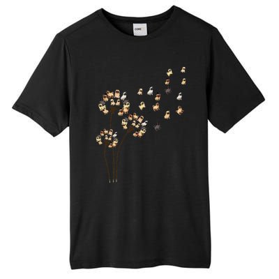 Flower Pug Dogs Dandelion Funny Animal Lovers S Tall Fusion ChromaSoft Performance T-Shirt