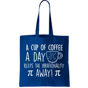 Funny Pi Day Coffee Lover Teacher Happy Pi Day Math Meaningful Gift Tote Bag