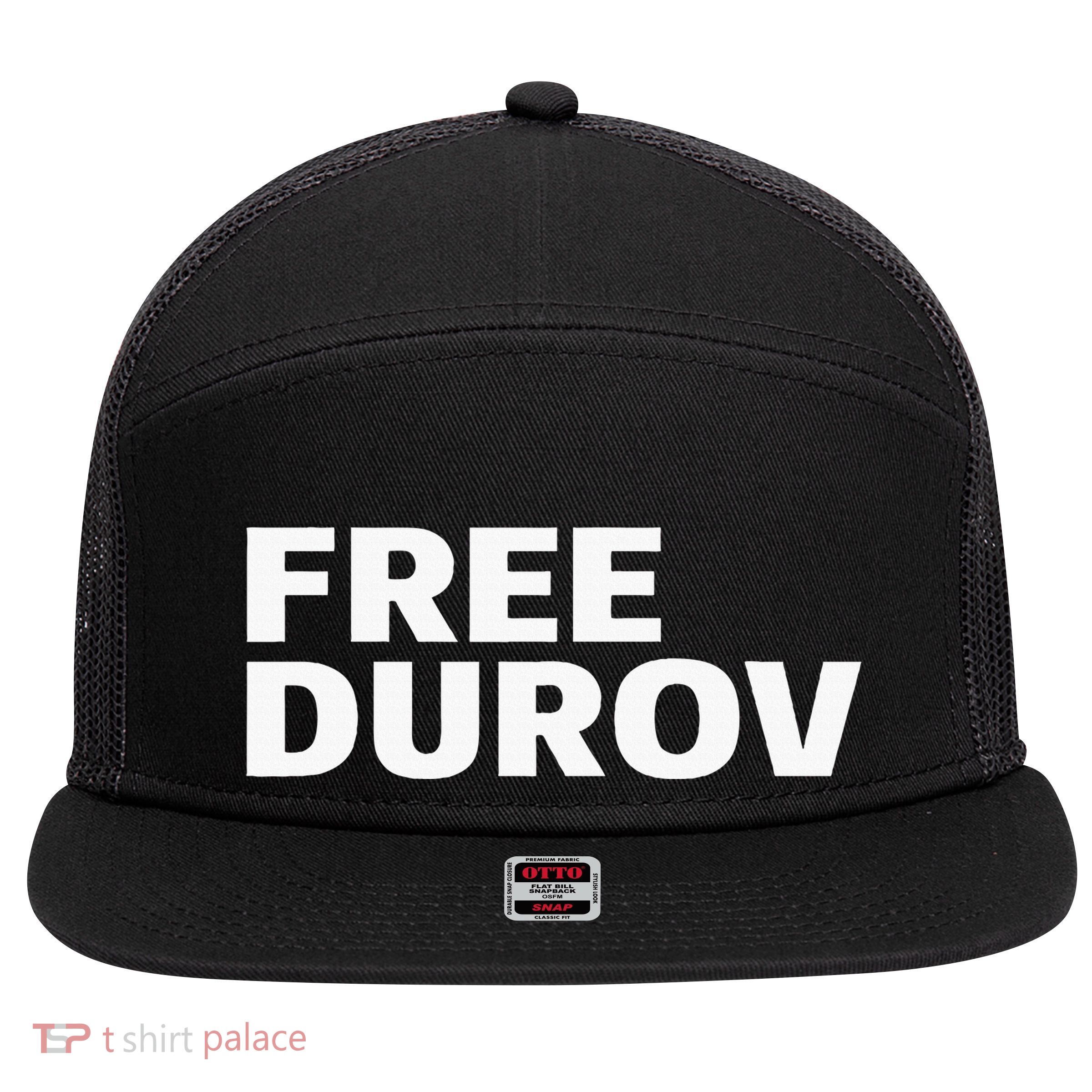 Free Pavel Durov Privacy Is Not A Crime 7 Panel Mesh Trucker Snapback Hat