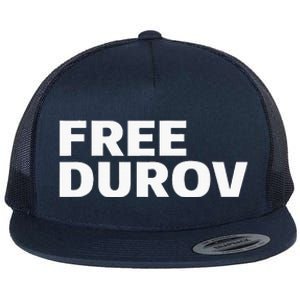 Free Pavel Durov Privacy Is Not A Crime Flat Bill Trucker Hat