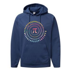 Funny Pi Day Math Lover Gift Performance Fleece Hoodie