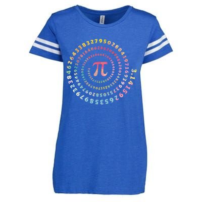 Funny Pi Day Math Lover Gift Enza Ladies Jersey Football T-Shirt