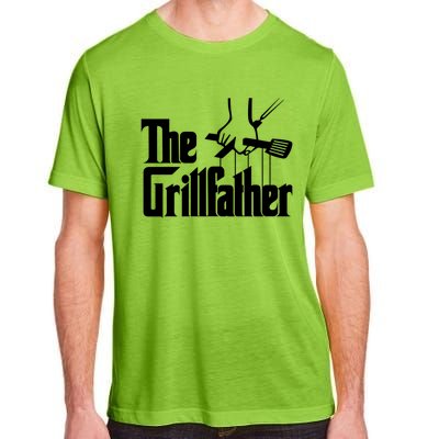 Funny Parody Dad Grilling Bbq Meat Humor Grillfather Gift Adult ChromaSoft Performance T-Shirt