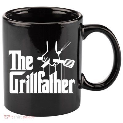 Funny Parody Dad Grilling Bbq Meat Humor Grillfather Gift 11oz C Handle Ceramic Mug