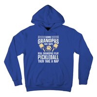 Funny Pickleball Design Grandpa Pickleball Player Gift Hoodie