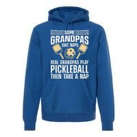 Funny Pickleball Design Grandpa Pickleball Player Gift Premium Hoodie