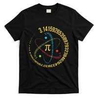 Funny Pi Day Spiral Pi Math For Pi Day Groovy T-Shirt