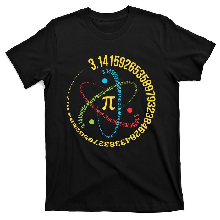 Funny Pi Day Spiral Pi Math For Pi Day Groovy T-Shirt