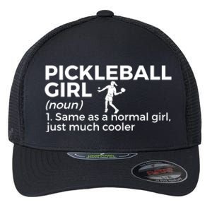 Funny Pickleball Definition Gift Flexfit Unipanel Trucker Cap