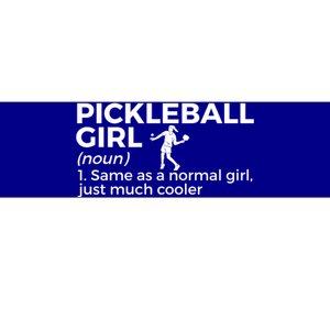 Funny Pickleball Definition Gift Bumper Sticker