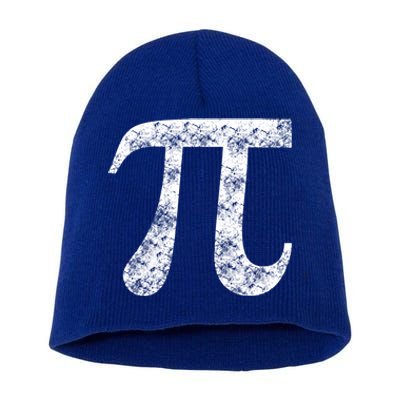 Funny Pi Day Math Science Pi Symbol Cute Gift Short Acrylic Beanie