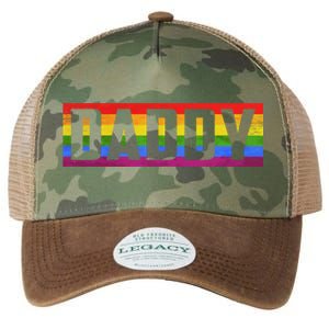 Funny Pride Daddy Proud Gay Lesbian Lgbt For Father's Day Gift Legacy Tie Dye Trucker Hat