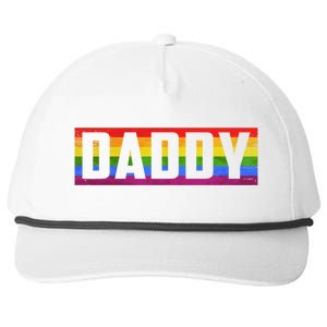 Funny Pride Daddy Proud Gay Lesbian Lgbt For Father's Day Gift Snapback Five-Panel Rope Hat