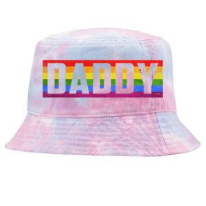 Funny Pride Daddy Proud Gay Lesbian Lgbt For Father's Day Gift Tie-Dyed Bucket Hat