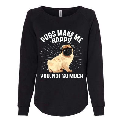 Funny Pug Design For Men Women Puppy Pet Dog Breed Pug Lover Womens California Wash Sweatshirt