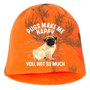 Funny Pug Design For Men Women Puppy Pet Dog Breed Pug Lover Kati - Camo Knit Beanie