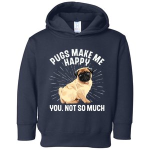 Funny Pug Design For Men Women Puppy Pet Dog Breed Pug Lover Toddler Hoodie