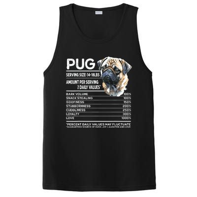 Funny Pug Dog Lover Pug Humor Pug Owner Cute Pug PosiCharge Competitor Tank