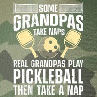 Funny Pickleball Design For Grandpa Pickleball Player Legacy Tie Dye Trucker Hat