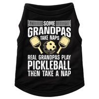 Funny Pickleball Design For Grandpa Pickleball Player Doggie Tank