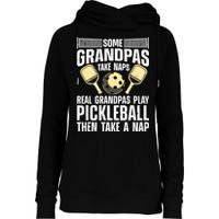 Funny Pickleball Design For Grandpa Pickleball Player Womens Funnel Neck Pullover Hood