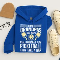 Funny Pickleball Design For Grandpa Pickleball Player Hoodie