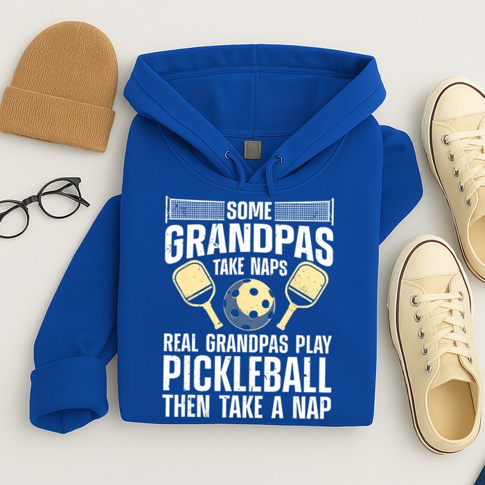 Funny Pickleball Design For Grandpa Pickleball Player Hoodie