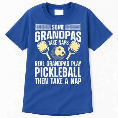 Funny Pickleball Design For Grandpa Pickleball Player Tall T-Shirt