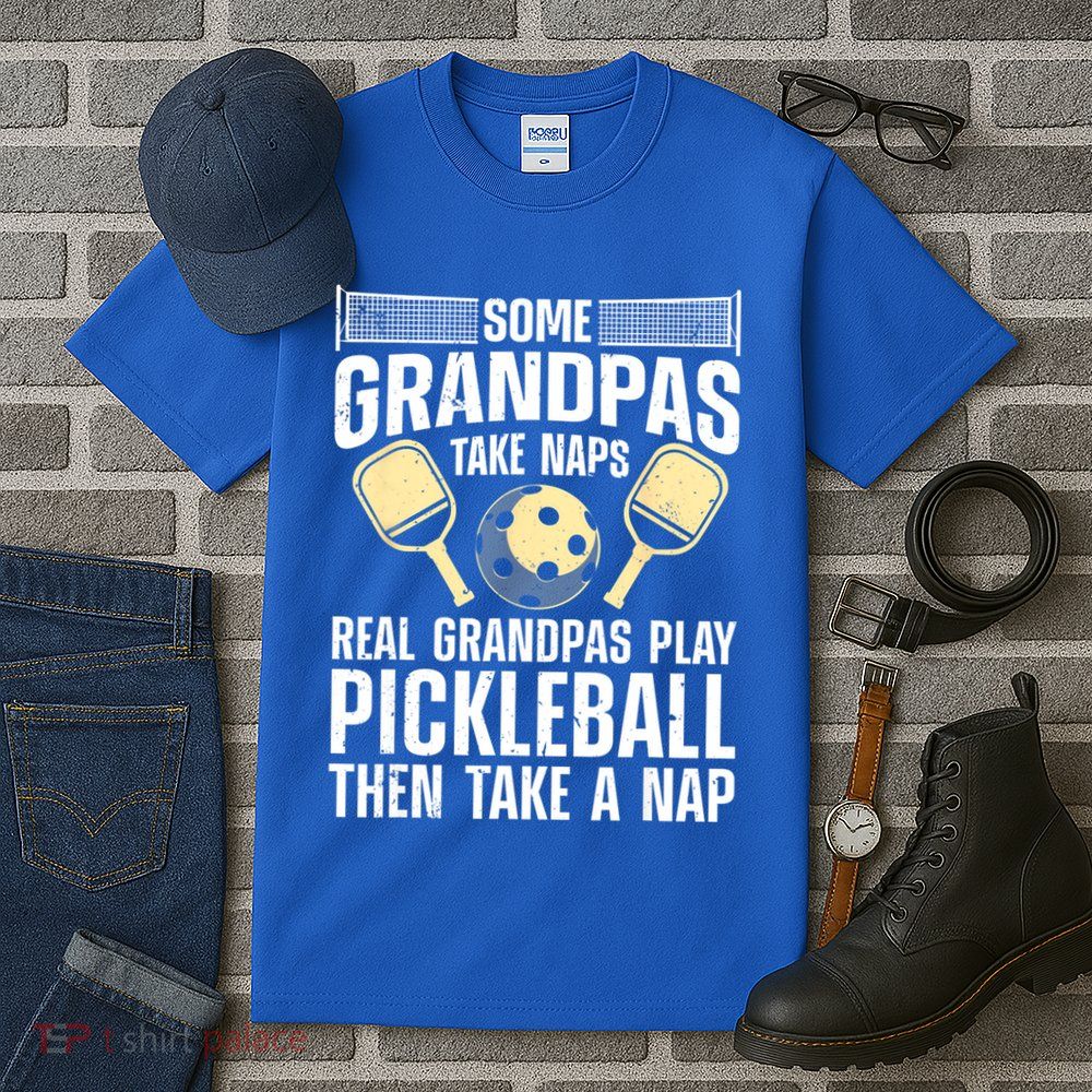 Funny Pickleball Design For Grandpa Pickleball Player Tall T-Shirt