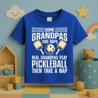 Funny Pickleball Design For Grandpa Pickleball Player Toddler T-Shirt