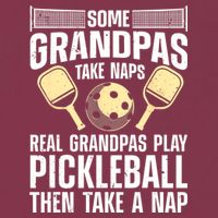 Funny Pickleball Design For Grandpa Pickleball Player 16oz Travel Tumbler