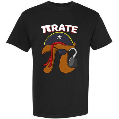 Funny Pi Day Pirate Pi Symbol Graphic Art Math Lover Gift Garment-Dyed Heavyweight T-Shirt