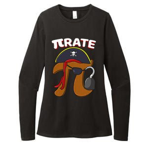 Funny Pi Day Pirate Pi Symbol Graphic Art Math Lover Gift Womens CVC Long Sleeve Shirt