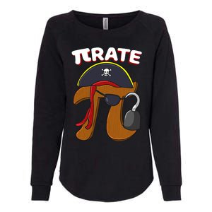 Funny Pi Day Pirate Pi Symbol Graphic Art Math Lover Gift Womens California Wash Sweatshirt