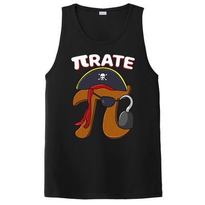 Funny Pi Day Pirate Pi Symbol Graphic Art Math Lover Gift PosiCharge Competitor Tank