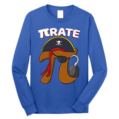 Funny Pi Day Pirate Pi Symbol Graphic Art Math Lover Gift Long Sleeve Shirt