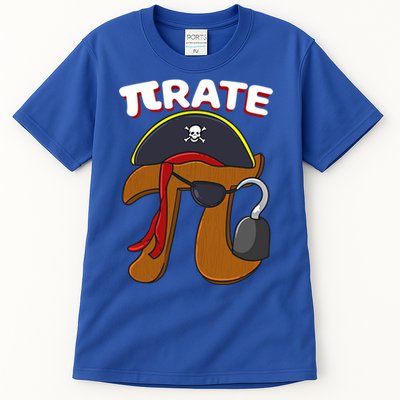 Funny Pi Day Pirate Pi Symbol Graphic Art Math Lover Gift Tall T-Shirt