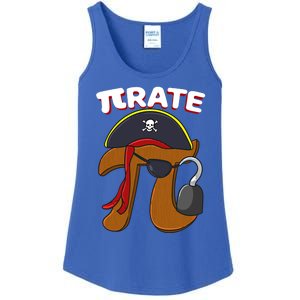 Funny Pi Day Pirate Pi Symbol Graphic Art Math Lover Gift Ladies Essential Tank