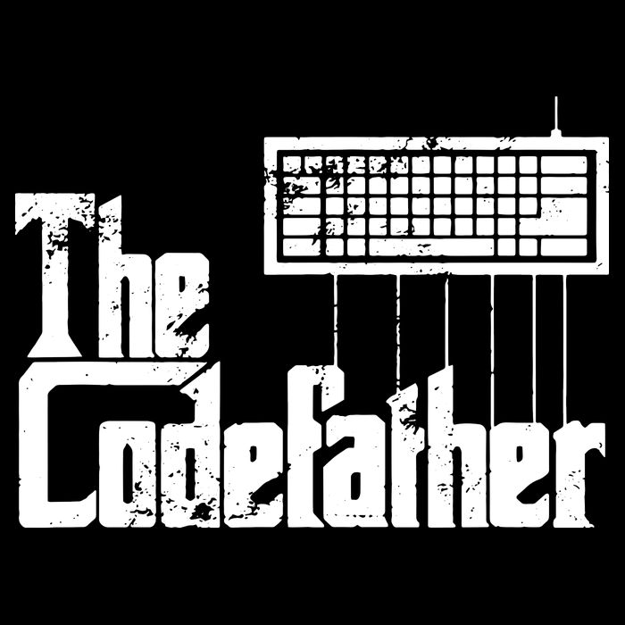 Funny Programmer Dad Gift The Codefather Vintage Coder Long Sleeve Shirt