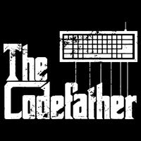 Funny Programmer Dad Gift The Codefather Vintage Coder Kids Hoodie