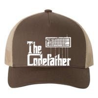 Funny Programmer Dad Gift The Codefather Vintage Coder Yupoong Adult 5-Panel Trucker Hat